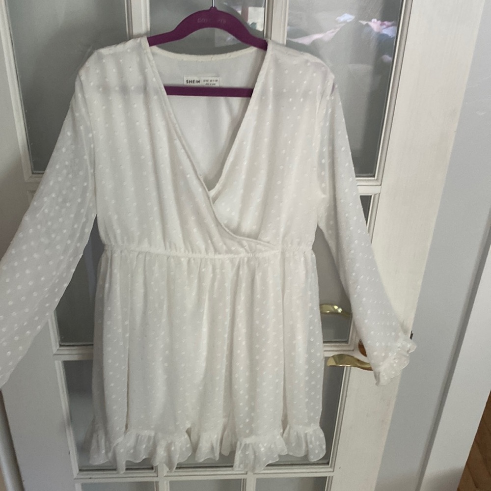 SHEIN Girls White Dress size 11/12Y